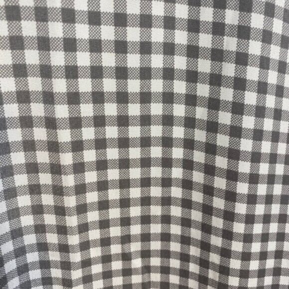 40 Winks Gray White Gingham Women's Kimono Cardigan Size S/P - Picture 9 of 13